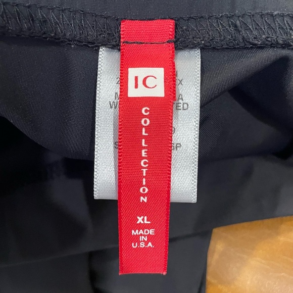 IC Collection by Connie K Button Hem Ankle Pants in Black - Picture 6 of 7